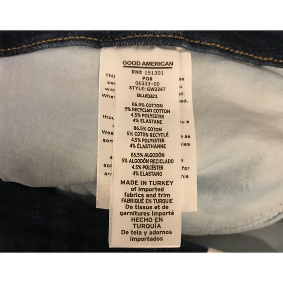 Good American X Calik Denim Good Waist Jeans Size 28-32 - New with Tags - Picture 12 of 14